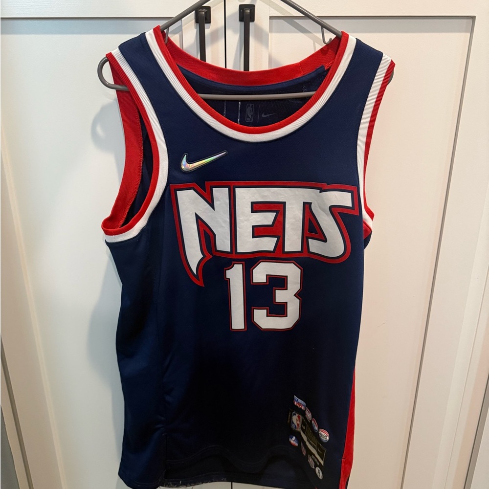 James Harden Nets Jersey Size Large